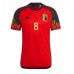 Herren Fußballbekleidung Belgien Youri Tielemans #8 Heimtrikot WM 2022 Kurzarm